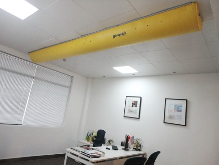 索斯风管应用在办公楼办公室